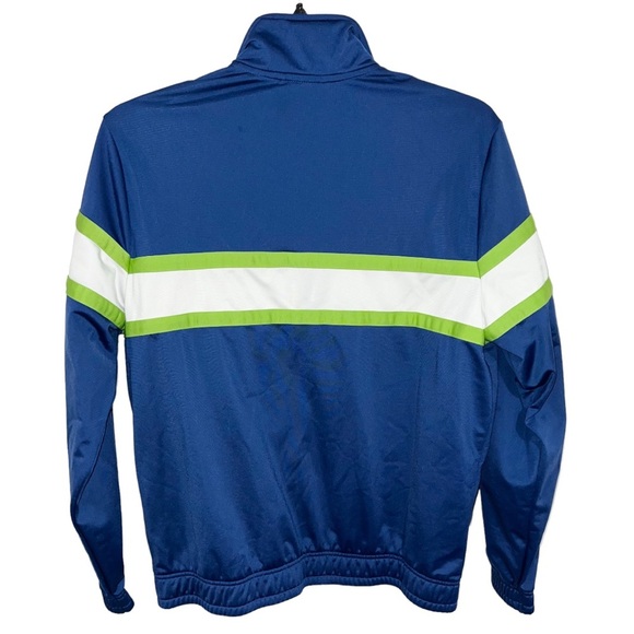 Puma Track Jacket Men’s Size M Blue Green Long Sleeve Front Zip Long Sleeve - Picture 6 of 6